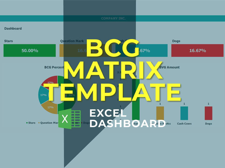 BCG Matrix Template Dashboard