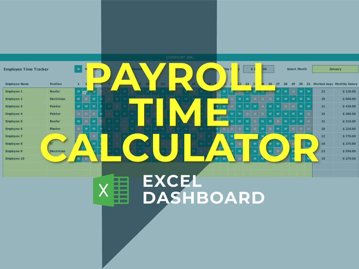 Payroll Time Calculator Dashboard