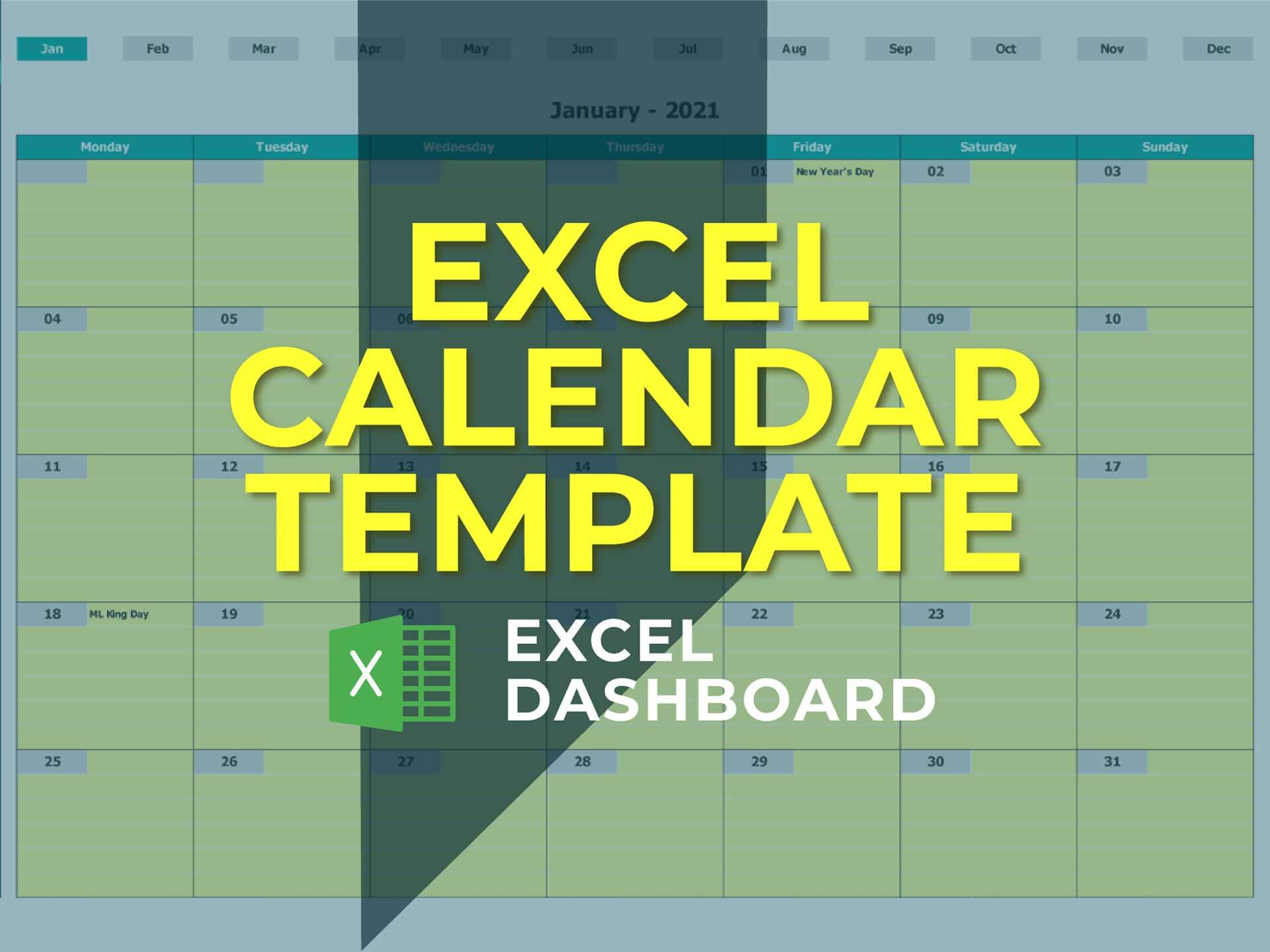 Excel Calendar Template Dashboard
